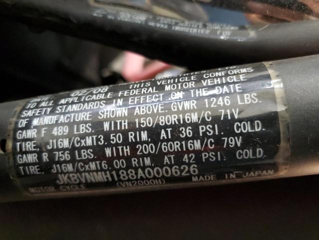 2008 KAWASAKI VN2000 H - JKBVNMH188A000626