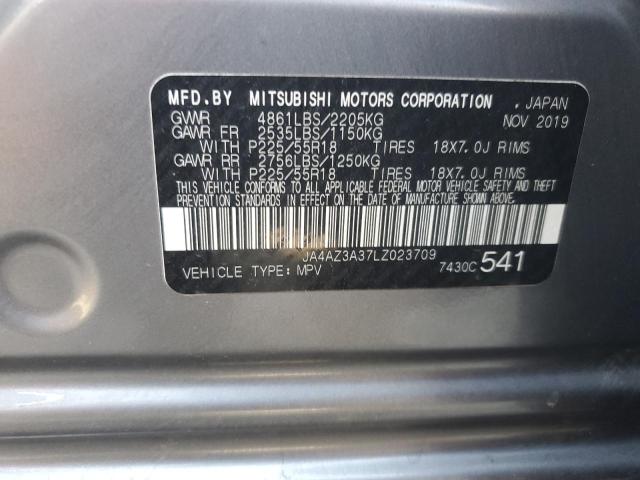 2020 MITSUBISHI OUTLANDER - JA4AZ3A37LZ023709