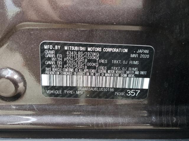 JA4AR3AU6LU030186 Mitsubishi Outlander Sport Es