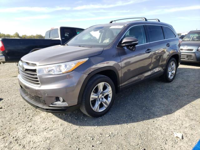 VIN 5TDYKRFH4ES036745 2014 Toyota Highlander, Limited no.1