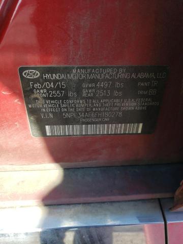 5NPE34AF6FH180278 | 2015 Hyundai sonata sport