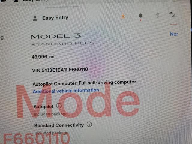 2020 TESLA MODEL 3 - 5YJ3E1EA1LF660110