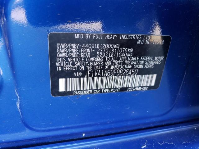 JF1VA1A69F9826450 Subaru WRX