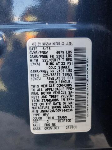2016 NISSAN ROGUE S - JN8AT2MV0GW144236