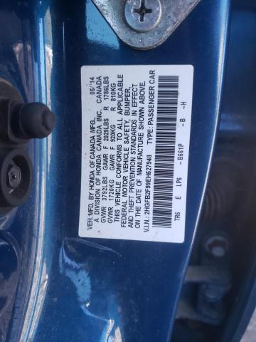 2HGFB2F99EH527948 2014 Honda Civic Exl