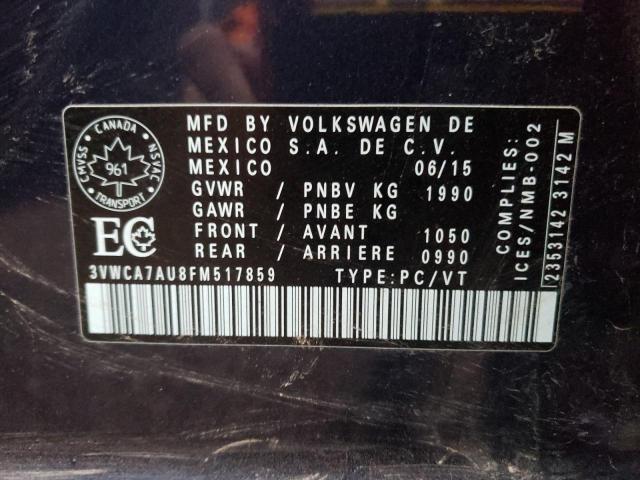 2015 VOLKSWAGEN GOLF SPORT - 3VWCA7AU8FM517859