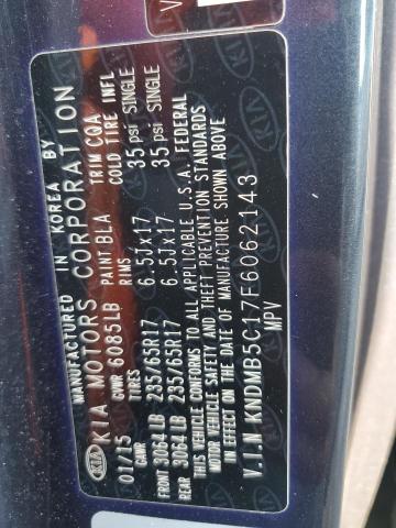 KNDMB5C17F6062143 KIA SEDONA LX