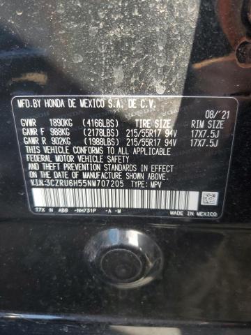3CZRU6H55NM707205 Honda HR-V EX