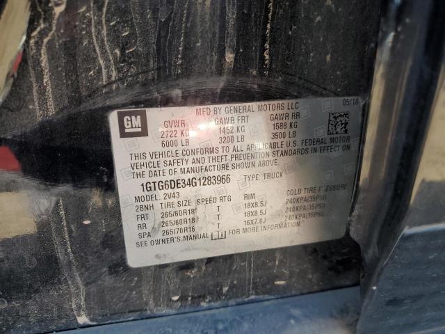 1GTG6DE34G1283966 GMC CANYON SLT