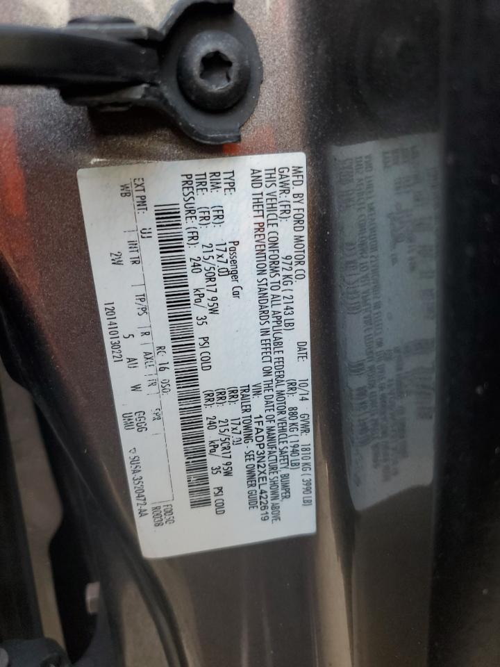 1FADP3N2XEL422619 2014 Ford Focus Titanium