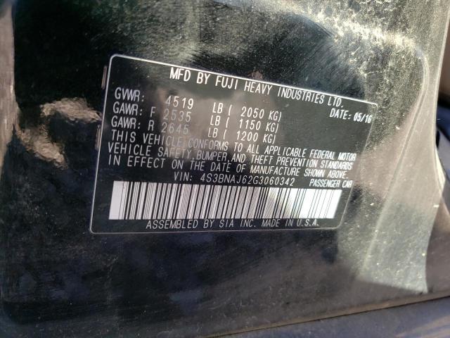4S3BNAJ62G3060342 Subaru Legacy 2.5i Limited