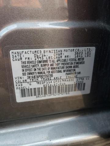 3N1AB7AP9GY292785 Nissan SENTRA S