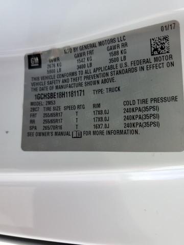 1GCHSBE18H1181171 Chevrolet Colorado