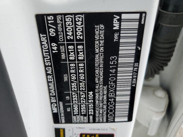 WDC0G4JBXGF014153 Mercedes-Benz GLC 300