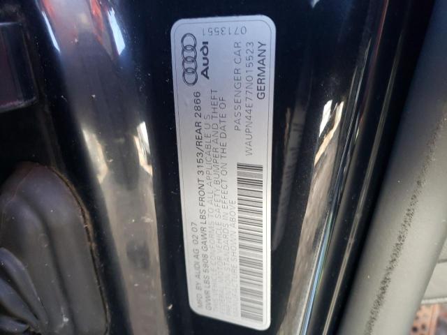 WAUPN44E77N015523 2007 Audi S8 Quattro