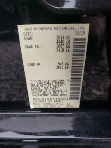 1N4AL4FVXLN310661 Nissan Altima Platinum