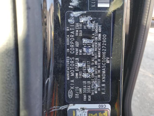 KNDMA5C10H6272900 KIA Sedona L