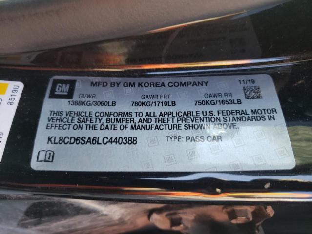 KL8CD6SA6LC440388 Chevrolet SPARK 1LT