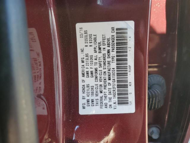 2016 HONDA ACCORD SPO - 1HGCR2F51GA158354