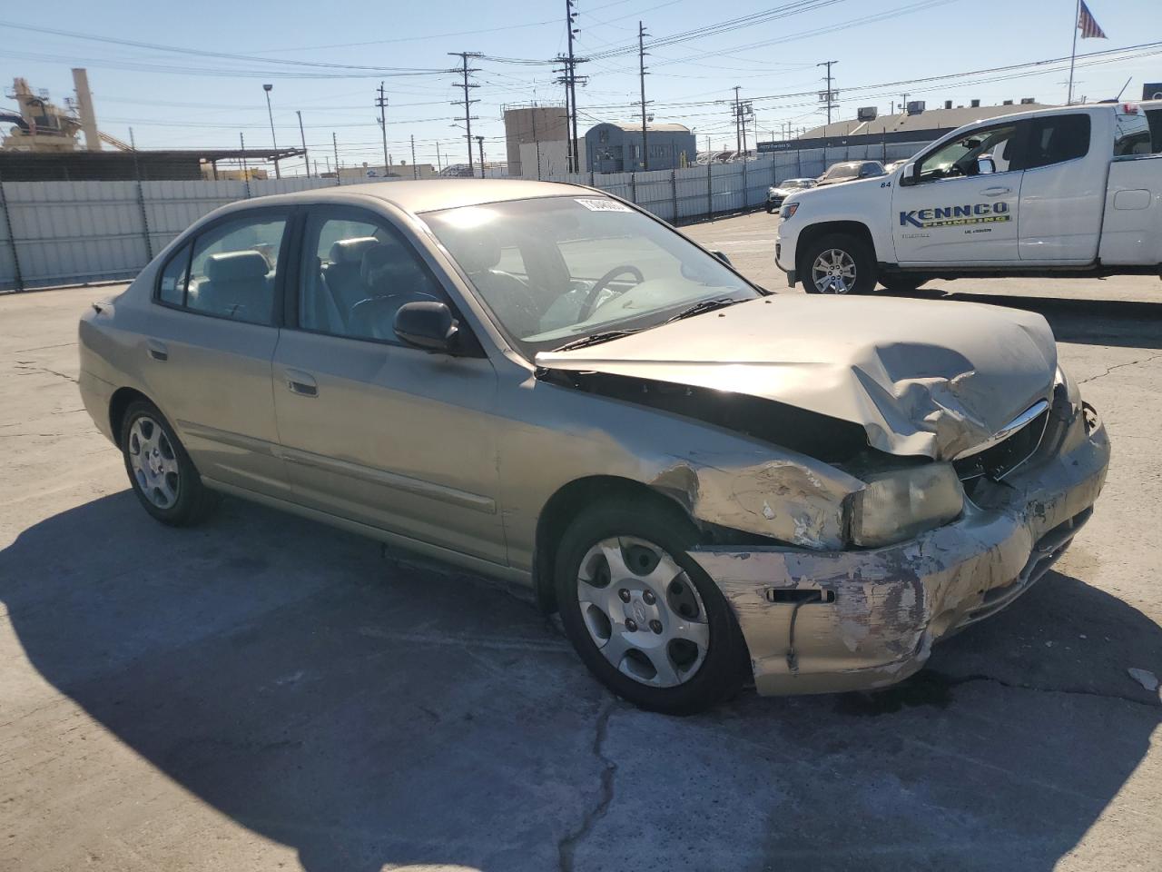 KMHDN45D61U192925 2001 Hyundai Elantra Gls