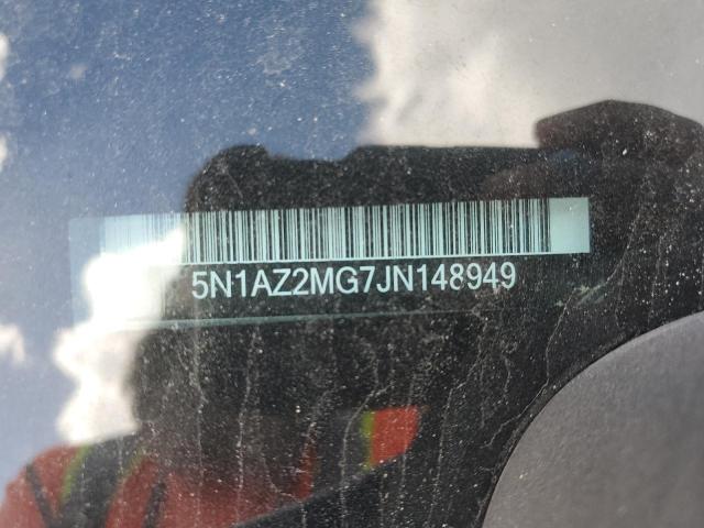 2018 NISSAN MURANO S - 5N1AZ2MG7JN148949