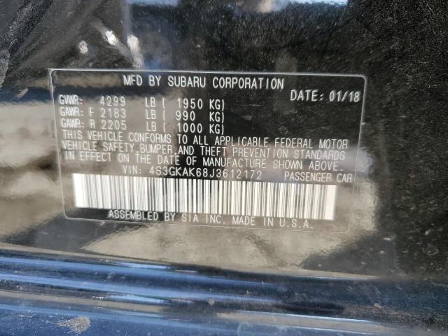 4S3GKAK68J3612172 Subaru Impreza Sport