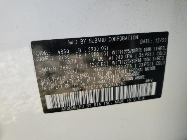 4S4BTANC1N3176050 Subaru Outback Limited