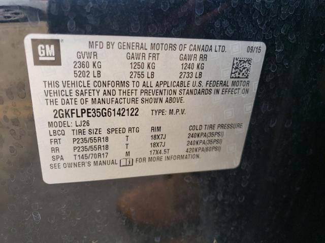 2GKFLPE35G6142122 GMC Terrain Slt