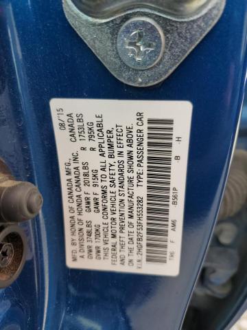 2HGFB2F53FH553282 Honda Civic Lx