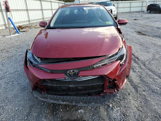  TOYOTA COROLLA 2022 Бордовий