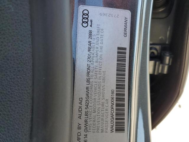 2015 AUDI A7 PRESTIG WAU2GAFC0FN006160