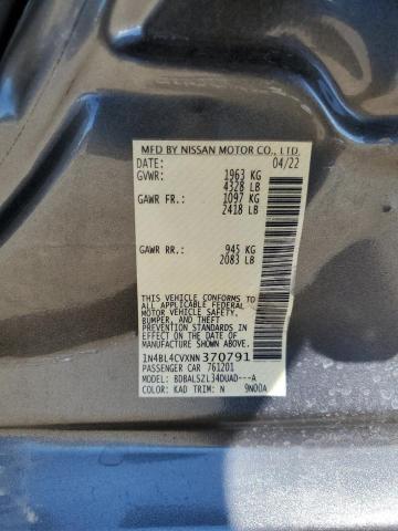 1N4BL4CVXNN370791 Nissan ALTIMA SR