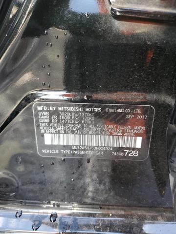 2018 MITSUBISHI MIRAGE GT ML32A5HJ5JH004924