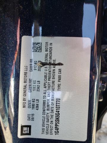 1G4PP5SK6G4107770 Buick Verano