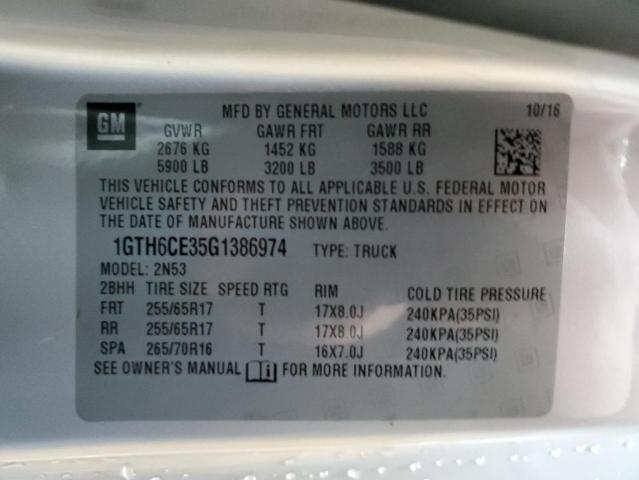 1GTH6CE35G1386974 GMC CANYON SLE