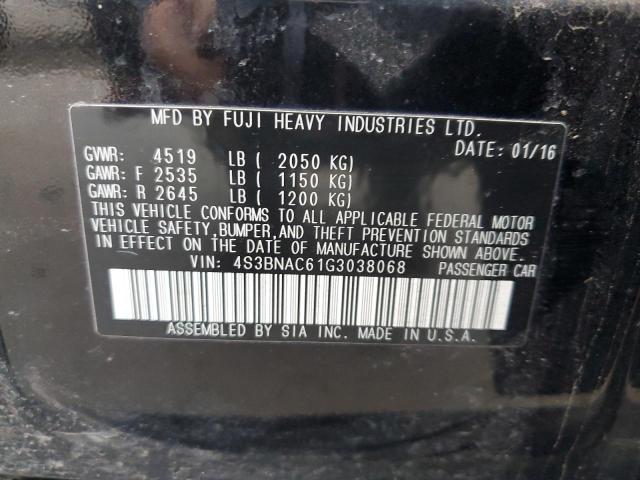4S3BNAC61G3038068 Subaru Legacy 2.5i Premium