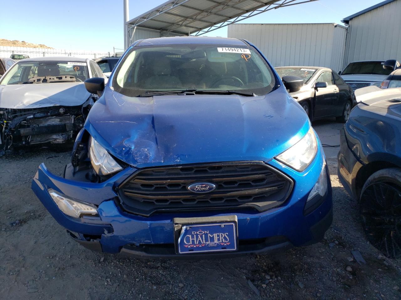 2018 Ford Ecosport S vin: MAJ3P1RE2JC227404