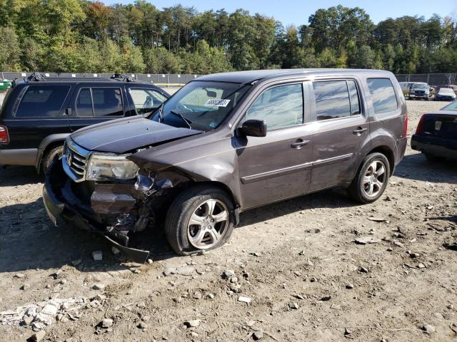 Lot #2473571260 2013 HONDA PILOT EX salvage car