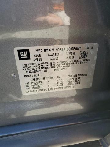 KL4CJASB0KB911252 | 2019 BUICK ENCORE PRE