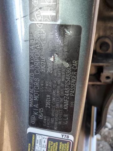 KNAFZ4A87G5483606 KIA FORTE EX