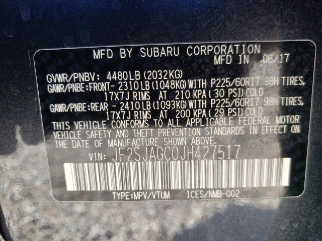 JF2SJAGC0JH427517 Subaru Forester 2.5i Premium