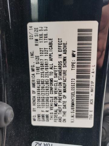 5J6RM4H75EL055273 2014 Honda Cr-V Exl