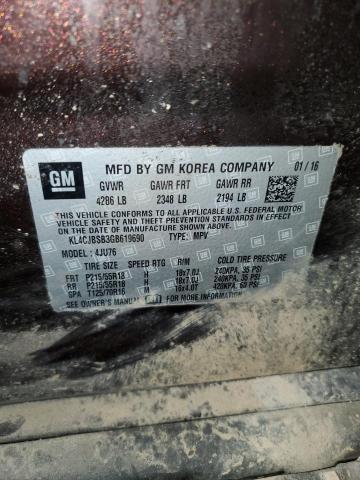 2016 BUICK ENCORE CON - KL4CJBSB3GB619690