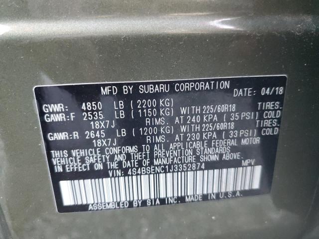 4S4BSENC1J3352874 Subaru Outback 3.6r Limited