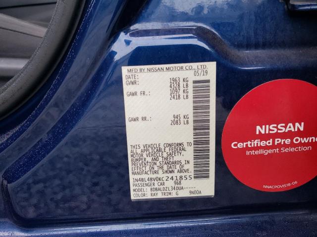 1N4BL4BV0KC241855 Nissan ALTIMA S