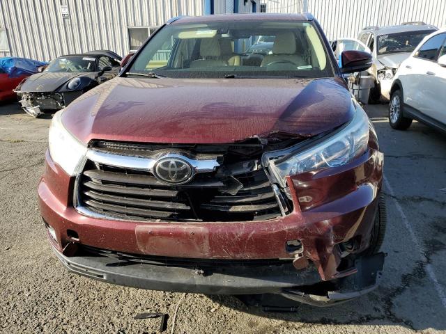 VIN 5TDDKRFH9ES020958 2014 Toyota Highlander, Limited no.5