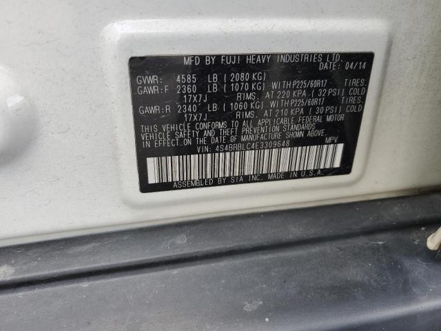 4S4BRBLC4E3309648 Subaru Outback 2.5i Limited