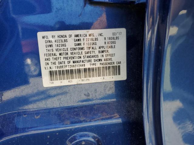 19UDE2F72HA012449 Acura Ilx Premium