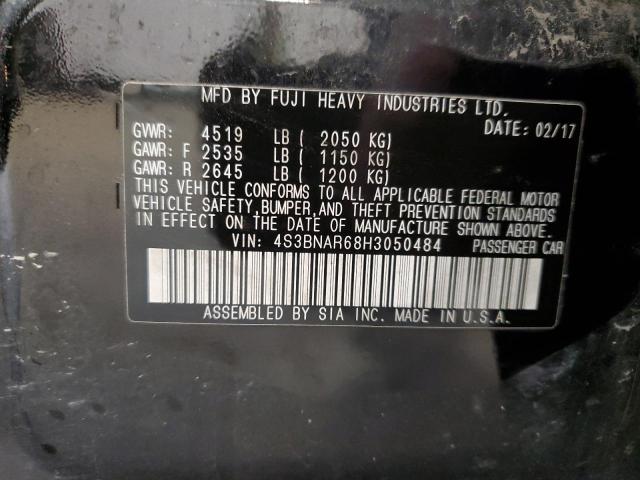 2017 SUBARU LEGACY SPO 4S3BNAR68H3050484