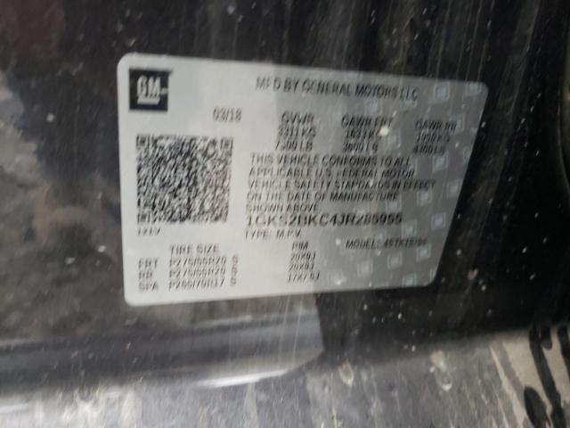 1GKS2BKC4JR285955 GMC YUKON SLT